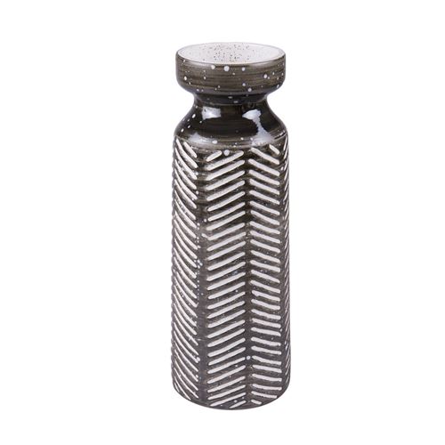 Non Communiqué Marron Vase Nebraska En Céramique 31 Cm - Table Passion - Céramique