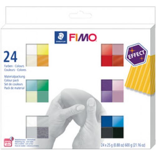 Coffret Pâte Fimo Effect - 24 x 25 g - Autres accessoires de bureau - Achat  & prix