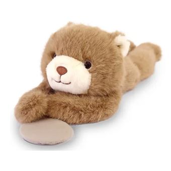 Ours Ancien 44 Cm Avec Boîte à Musique - Beige, état Collection