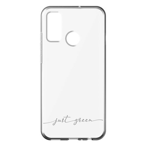 Coque pour Huawei P Smart 2020 Recyclable Just Green Transparent