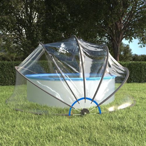 Vidaxl - Cupola Per Piscina Rotonda 467x234 Cm Pvc