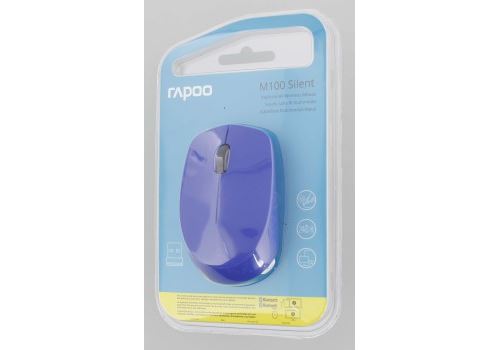 Rapoo Souris optique connexion sans fil , multi- mode, Bleu