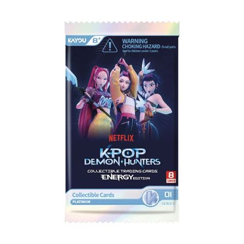 Kayou Multicolore Cartes À Collectionner Booster Kpop Demon Hunters Energy
