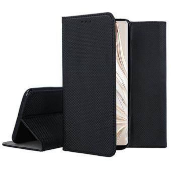 Housse pour Huawei Honor 70 5G - etui coque pochette portefeuille + film ecran - NOIR MAGNET - htdmobiles - 1
