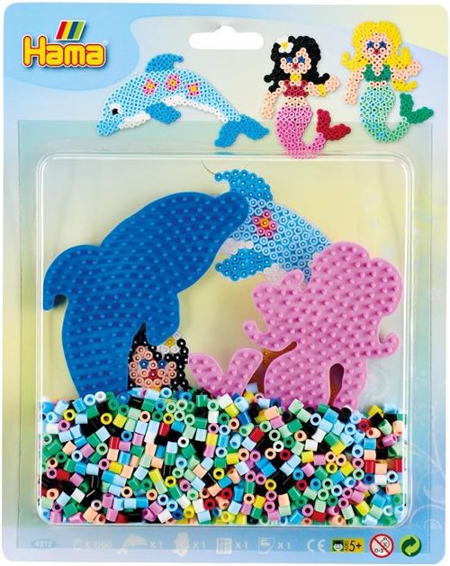 HAMA Perles à repasser midi 'Mer', sous blister