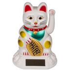 Chat Solaire Animé Voiture Jouet Solaire Chat Dansant - Décoration Voiture Tableau De Bord - Chat Noir Animé - Gadget Mignon Gadget Voiture Chat