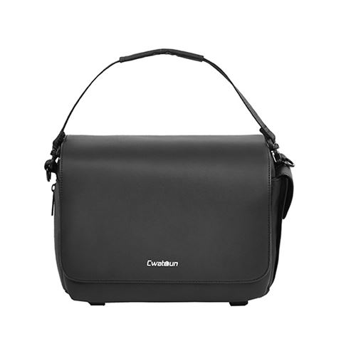 Sac à appareil photo pour hybride Cwatcun, modèle CW+D73, taille grande, couleur noire, dimensions 28×15×20 cm