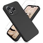 Coque Silicone Noir + 2 Verres Trempes Pour Honor 400 Lite Little Boutik©