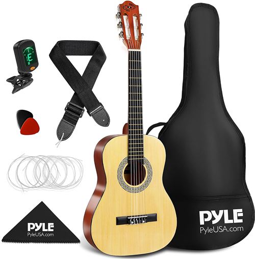 Guitare Acoustique - Pyle - 86 cm - taille 1/2 - naturel