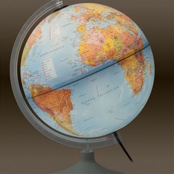 Globe terrestre pour enfants – Globe terrestre de 20,3 cm du monde
