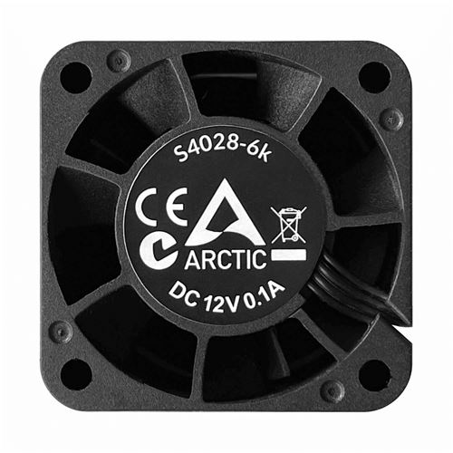 Non Communiqué Noir Arctic Lot De 5 Ventilateurs De Serveur S4028-6K - 4Cm (Noir)