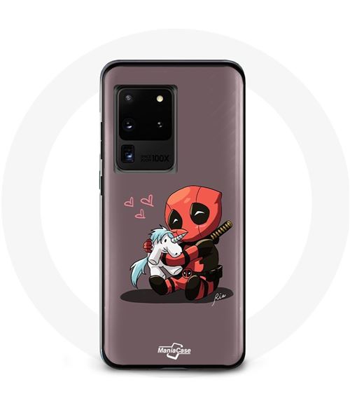 Coque pour Samsung Galaxy S20 Ultra DeadPool Unicorn Licorne Maniacase