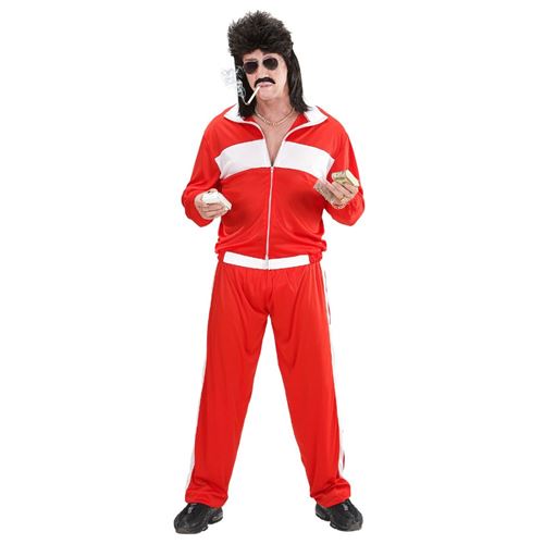 D&eacute;guisement Surv&ecirc;t Sport Ann&eacute;es 80 Rouge Homme - Xl - Rouge - 73384