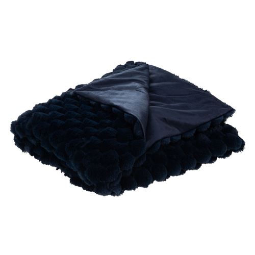 Non Communiqué Bleu Plaid Diana Marine 130X170 Cm - Amadeus - Polyester