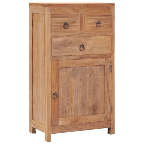 vidaXL Buffet 50 x 30 x 90 cm Bois de teck massif