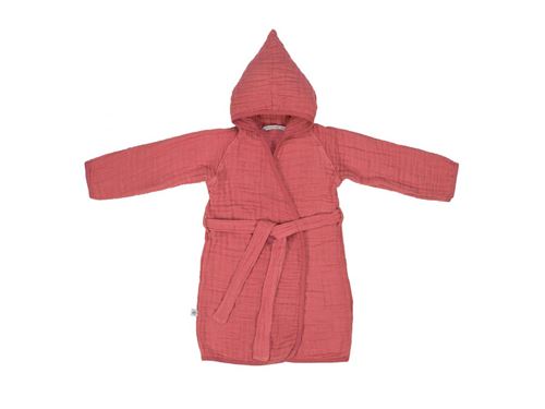 Lassig - Peignoir en mousseline bois de rose