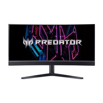 Acer Predator X34 V3bmiiphuzx - X Series - écran LED - jeux - incurvé - 34" - 3440 x 1440 UWQHD @ 180 Hz - VA - 1000 cd/m² - 4000:1 - DisplayHDR 1000 - 1 ms - 2xHDMI, DisplayPort, USB-C - haut-parleurs - noir