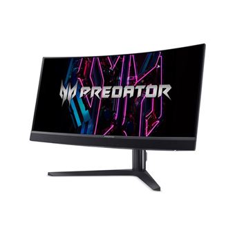 Acer Predator X34 V3bmiiphuzx - X Series - écran LED - jeux - incurvé - 34" - 3440 x 1440 UWQHD @ 180 Hz - VA - 1000 cd/m² - 4000:1 - DisplayHDR 1000 - 1 ms - 2xHDMI, DisplayPort, USB-C - haut-parleurs - noir