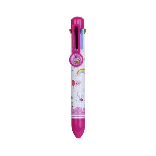 Stylo,Kawaii – stylo à bille épais multicolore 12 couleurs,joli