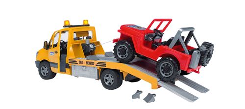Bruder - Camion De Dépannage + Jeep