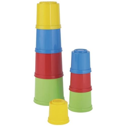 Ecoiffier - 400 - jeu de construction - sachet 8 pots gigogne - +18 mois
