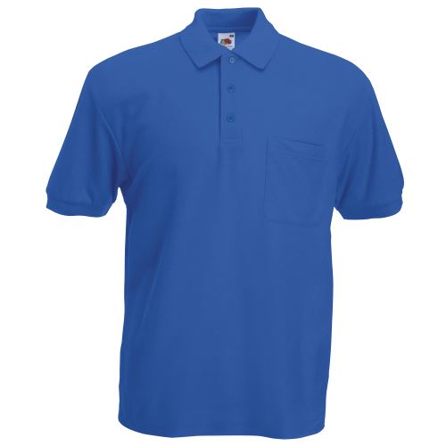 Polo à manches courtes avec poche Fruit Of The Loom pour homme (XL) (Noir) - UTBC387