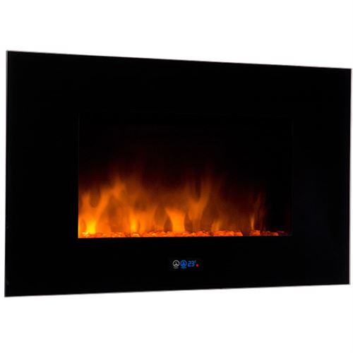 Cheminée électrique 2000w avec télécommande Chemin'arte volcano