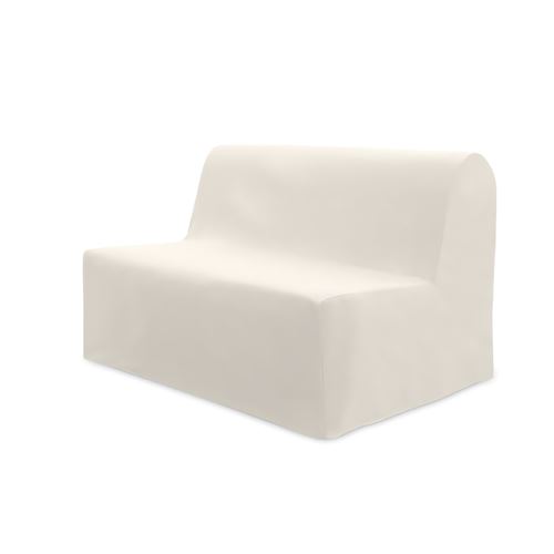 Housse BZ - Ecru - 140 x 200 cm fermeture nouettes