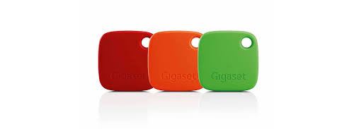 Gigaset Lot de 3 G-Tags Porte-clés connectés Rouge/Vert/Orange