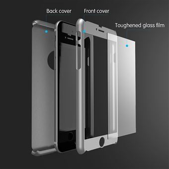 Coque Gel 360° Avant + Arrière Pour IPhone 6 Plus - Protection Intégrale Transparente - Anti-choc