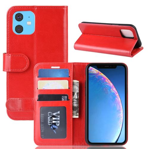 Etui en PU Cheval fou rouge avec support pour Apple iPhone 6.1 pouces (2019)