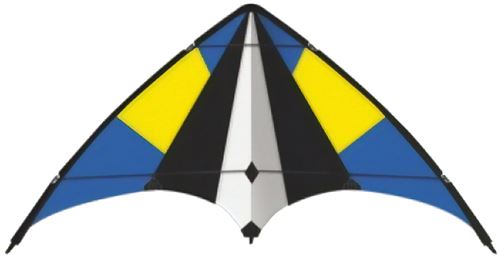 Günther parachutiste à deux lignes Sky Move160 x 180 cm bleu/jaune