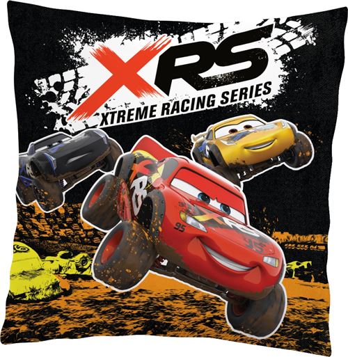 Diakakis oreiller XRS Cars 35 x 35 cm noir
