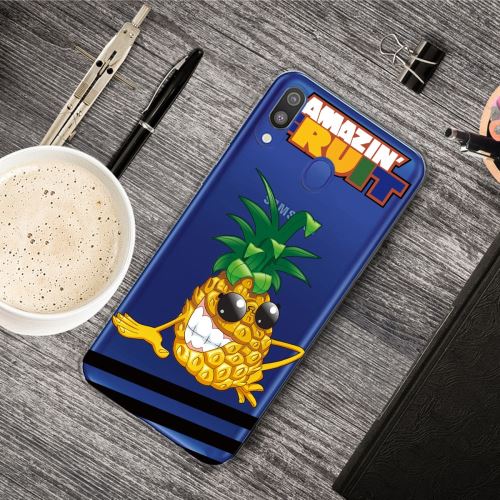 Coque en TPU impression de motifs clair ananas pour votre Samsung Galaxy M20