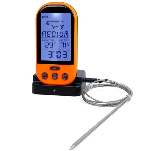 Thermomètre alimentaire Fdit, 1 Pc LCD numérique sonde de cuisson