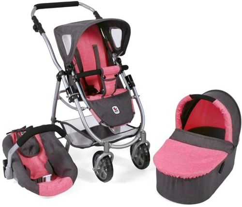 Poussette Emotion 3in1 Anthracite/rose