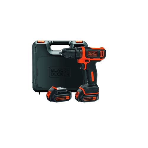 Black & Decker Black + Decker Bdcdd12kb-Qw Perceuse Visseuse Sans Fil - 12 V - 2 Batteries 1,5 Ah - Chargeur Inclus - Livrée En Coffret - Image 3