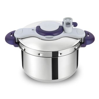 SEB ClipsoMinut Perfect - Snelkookpan met hoes - 39 x 29.5 x 23.5 cm - 7.5 l - paars - 1