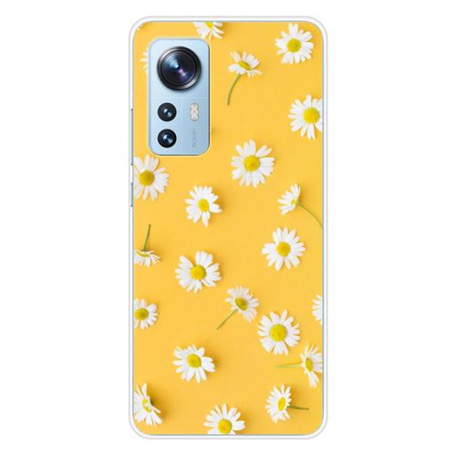 Coque en silicone imprimée compatible Xiaomi Mi 12 Mi 12X Marguerittes