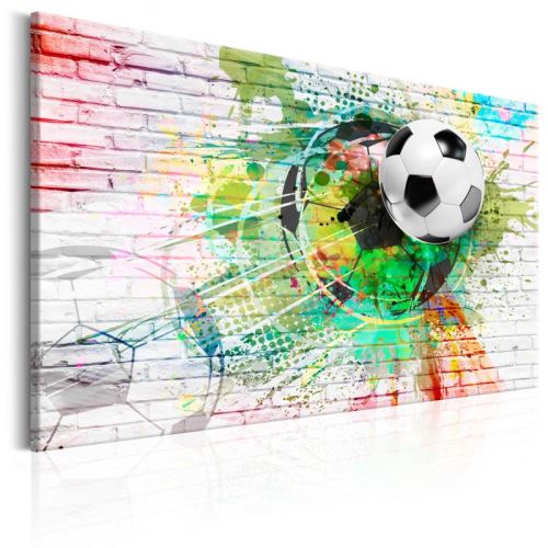 Tableau - Colourful Sport (Football) .Taille : 90x60