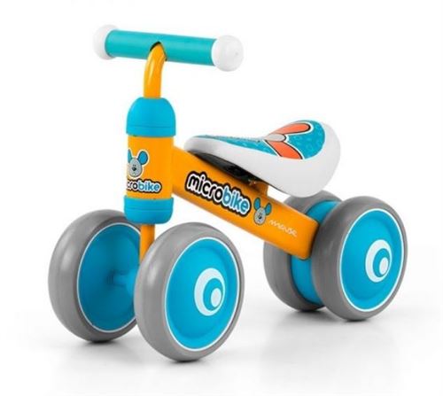 Milly Mally Loopfiets Micro muis Junior Orange/Bleu ciel