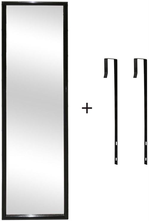 The Home Deco Factory - Miroir de porte à suspendre 120 cm Noir