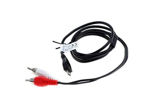 Câble micro-USB / 2x RCA