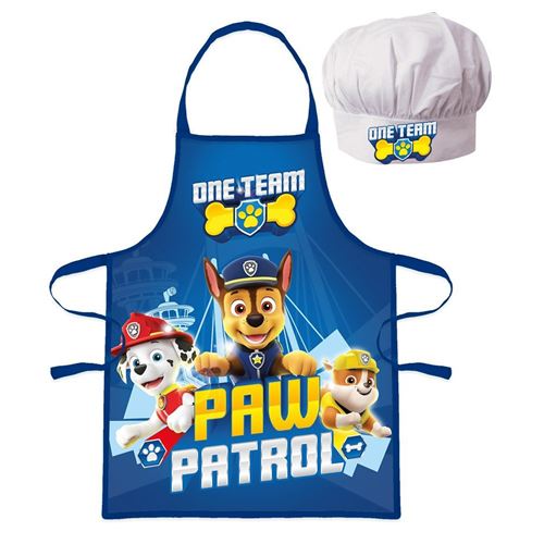 Spin master - Ensemble Tablier + Toque cuisine Pat Patrouille pour enfant