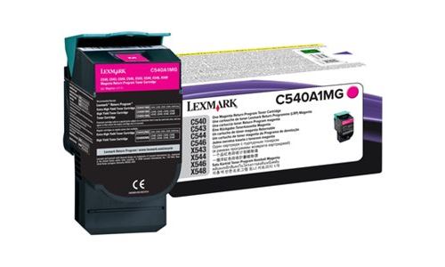 Lexmark - Magenta - original - cartouche de toner LCCP, LRP - pour Lexmark C540, C543, C544, C546, X543, X544, X546, X548