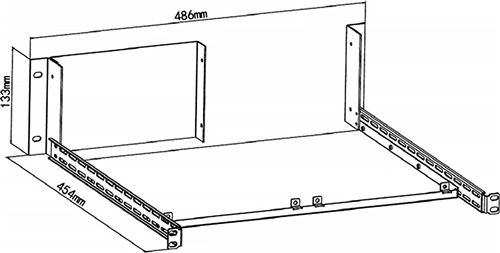 RIGOL Einbau-Kit RM-1-DP800 Option pour 19 Zoll Rack Einbau, RM-1-DP800