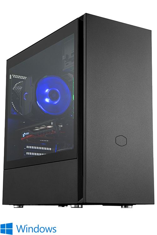 Sedatech PC de bureau Intel i7-9700K, 16 Go RAM DDR4, 500Go SSD NVMe M.2 PCIe, 2To HDD, USB 3.1, Wifi, CardReader, avec Win 10