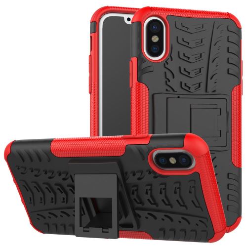 Coque Anti Choc Pour Apple Iphone XS Max Modèle Spider - Rouge