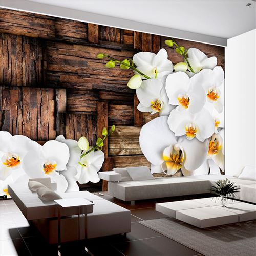 Papier peint Blooming orchids-Taille L 100 x H 70 cm