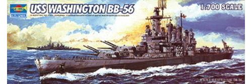 INCONNU Maquette avion Trumpeter USS Washington BB-56 - - Maquette d'avion